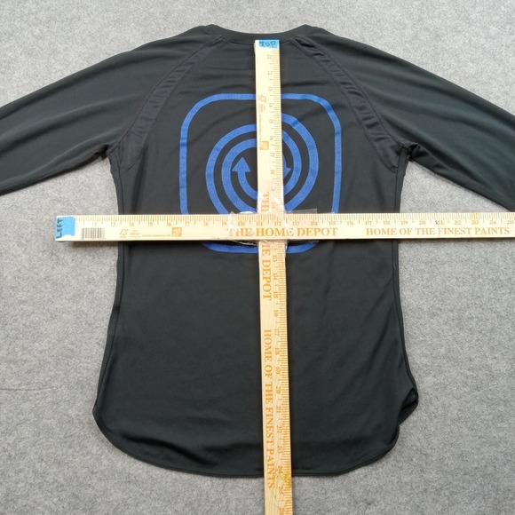Nike Shirt Womens Medium Black Long Sleeve NikeFIT Dry Running Athletic Top - Picture 7 of 10